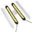 Waterproof Car Styling White Daytime Running Lights Flexible 2 X DRL LED Wave Shape COB - 6