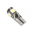 5SMD Car White Light Bulb Error Free T10 W5W - 4