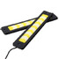 Auto COB 2Pcs 480LM Flexible Car Light DRL LED Strip Daytime Running Driving 6000K - 10