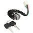 Go-kart Quad Motorcycle Scooter Bike Wire 2 Keys Universal For Car Ignition Switch - 1