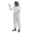 Protective Bee Hat Smock Beekeeping Body Suit Full Gloves Thicken Veil - 3
