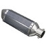 Fiber Removable Exhaust Muffler Pipe Silencer Motorcycle Carbon 36-51mm - 5