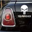 14*14cm Tank Reflective Decal Car Sticker Skeleton Skull The Cup - 4