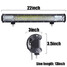 22 Inch Lamp Car Truck Light Bar Flood Spot Combo LED Beam Driving Offroad - 2