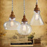 Wood Crystal Lanterns Lamps Cafe Droplight Lighting - 1