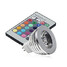 Rgb 85-265v 5pcs Remote Lamp 3w Mr16 Bulb - 1