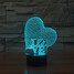 Colorful Decoration Atmosphere Lamp Christmas Light Touch Dimming Led Night Light 100 Love - 6