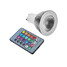 Gu10 Led Spotlight 3w Rgb Ac 100-240 V Controlled Remote - 1