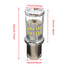 600Lm 3014 48SMD LED Car White Reverse Light Bulb Turn Brake 4.8W - 2