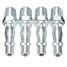 Line Hose 14mm 4pcs Thread Male Quick Release Connector Air HEX Fitting 4inch - 1
