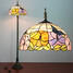 Lamp Painting Flower Resin Pattern Tiffany Glass - 1