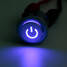 Autolock 2Pcs Push Button Blue ON OFF Switch LED 12V 22mm Power - 10