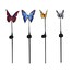 Garden Led Light Butterfly Solar Power Color Fibre - 2