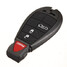 Uncut Blade Dodge Chrysler Remote Keyless Entry 4 Button Key - 1
