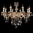 Candle Chandelier Crystal Luxury Amber - 1