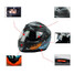 Ventilated Motorcycle Full Face Racing Helmet - 3
