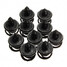 Door Panel Black Card Trim Clips VW Transporter 10pcs Car Auto - 1