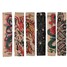 6pcs Style Stretchy Temporary Mix Tattoo Sleeves Halloween Party Arm Stockings - 2