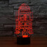100 Decoration Atmosphere Lamp Wars 3d Led Night Light Touch Dimming Colorful - 2