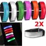 2pcs LED Reflective Arm Band White Strap Running Night Signal Safety Belt - 1