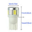 5630 SMD 6SMD T10 12V 3W Pure White 194 W5W Car Light Bulb - 4