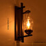 Vintage Lighting Fixture Iron Industrial Candle Light Cafe Bar Lodge Decor - 7