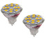 6.5w Warm White Mr11 Smd5050 2pcs 600lm Cool White Decorative 12led Dc12v - 1