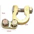 Auto Clips Universal Connector Replacement Brass Clamp Car Battery Terminal - 3