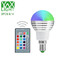 Rgb Light Lamp 5w E14 85-265v Remote Controller - 3