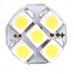 5-SMD White Car License Plate Light 168 194 T10 LED Bulbs - 5
