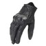 Touch Screen Gloves Riding Racing Bike Motorcycle Leather Protective Armor Black - 10