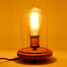 Lamps Table Light Wood Light Wooden Bulb - 4