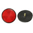 Red Universal ATV Motorcycles Round 2Pcs Dirt Bikes Reflectors 2inch - 2