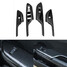 4pcs Arm Rest Carbon Fiber Style 2016 2017 Door Sticker Lift Window Honda Civic ABS - 1