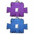 Cat Mat Travel Cover Waterproof Hammock Pet Dog Car Back Seat Purple Blue - 2