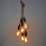 Retro Dining Room Switch 6 Heads Fixture Hallway Pendant Lights Entry Light - 4