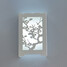 Pattern Car Work Led Lights Design Wood White Flower Led - 2