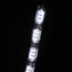 1Pair Yellow LED Turn Lights Lamp Streamer Daytime Running Lights Steel Ring White - 5