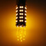 Turn Signal LED 1156 BA15S Car Lamp Tail Fog 68 SMD Amber Yellow - 2
