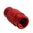 Dust Cover Caps Aluminum Valve 4pcs Red Motorcycle Bicycle MTB - 3