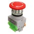 Cap Stop 10A Mushroom Red Emergency Push Button Switch Self Locking - 3