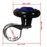 Handle Hand knob Black Auto Car Control Booster Blue Steel Ring Wheel Ball - 2