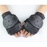 Tactical Antiskid Climbing Half Finger Outdoor Racing Leather Gloves - 5