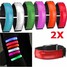 Strap Running Night Signal Safety 2pcs LED Reflective Arm Band Red Belt - 1