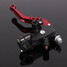 CNC Brake Clutch Lever Master Cylinder Red Universal Motorcycle - 5