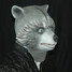 Mask Bear Latex Theater Prop Party Cosplay Deluxe Creepy Animal Halloween Costume - 4