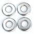 Compass Covers Trim Caliber Patriot Dodge Chrome Door Jeep Lock 4pcs - 7