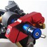 Brake Lever Motorcycle Aluminum CNC Security Lock Throttle Handlebar Grip - 12