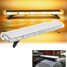 Car Truck Vehicle Bar LED Emergency White Flash Warning Light Yellow Strobe Light - 1