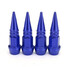 Auto Bike Dustproof Shape Spike 4pcs Stem Valve Caps Wheel Aluminum Car Tire - 9